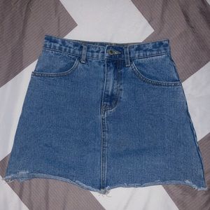 John Galt- Medium Washed Denim Skirt